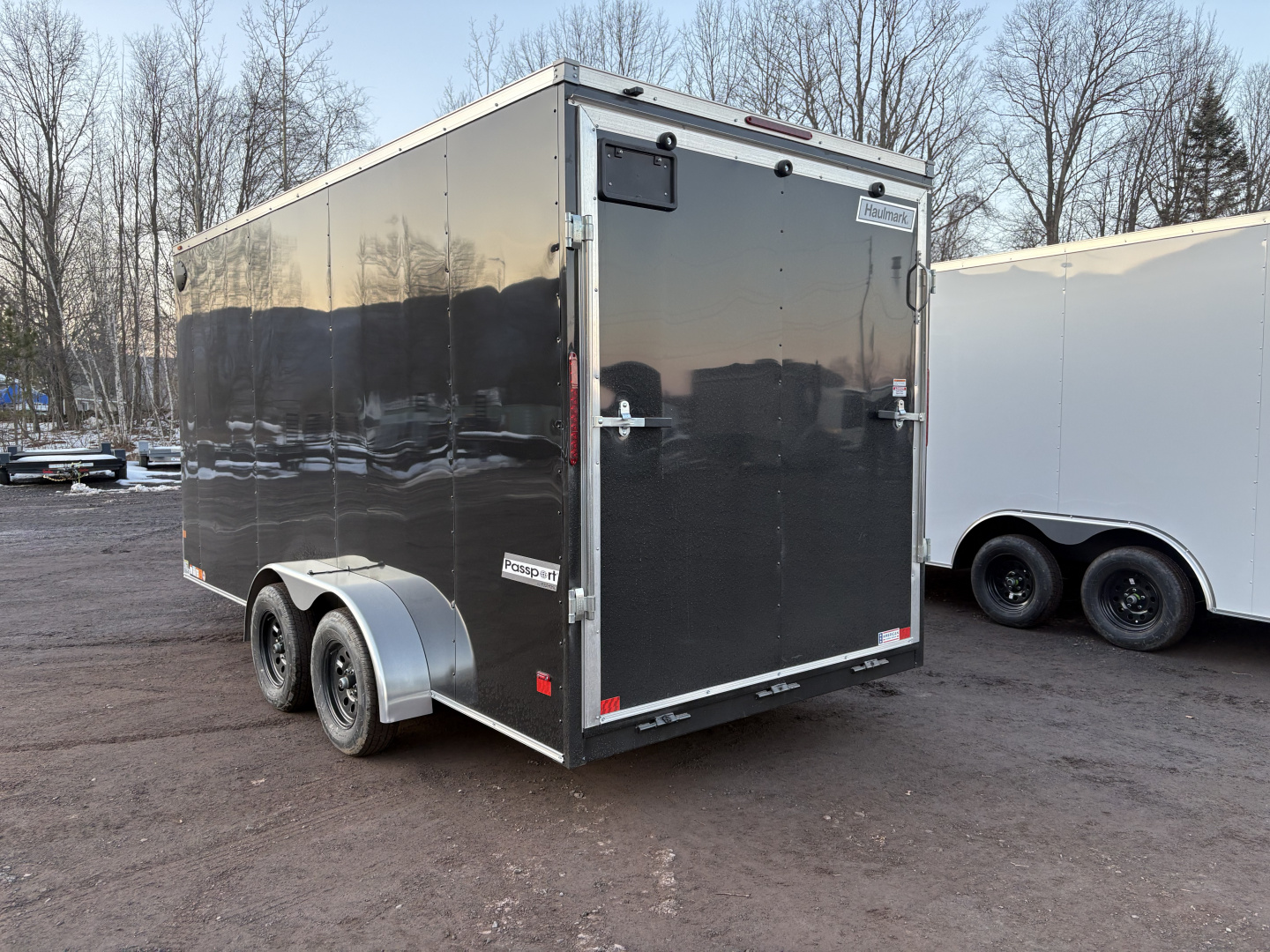 New 2026 7x16 Haulmark Passport Deluxe with 7'6" Interior Height and Rear Ramp Cargo / Enclosed Trailer