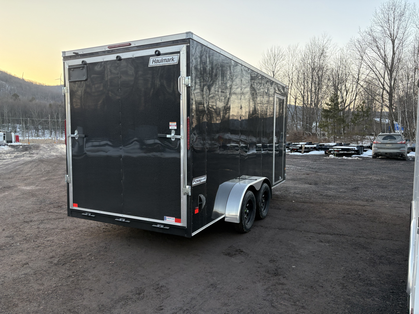 New 2026 7x16 Haulmark Passport Deluxe with 7'6" Interior Height and Rear Ramp Cargo / Enclosed Trailer