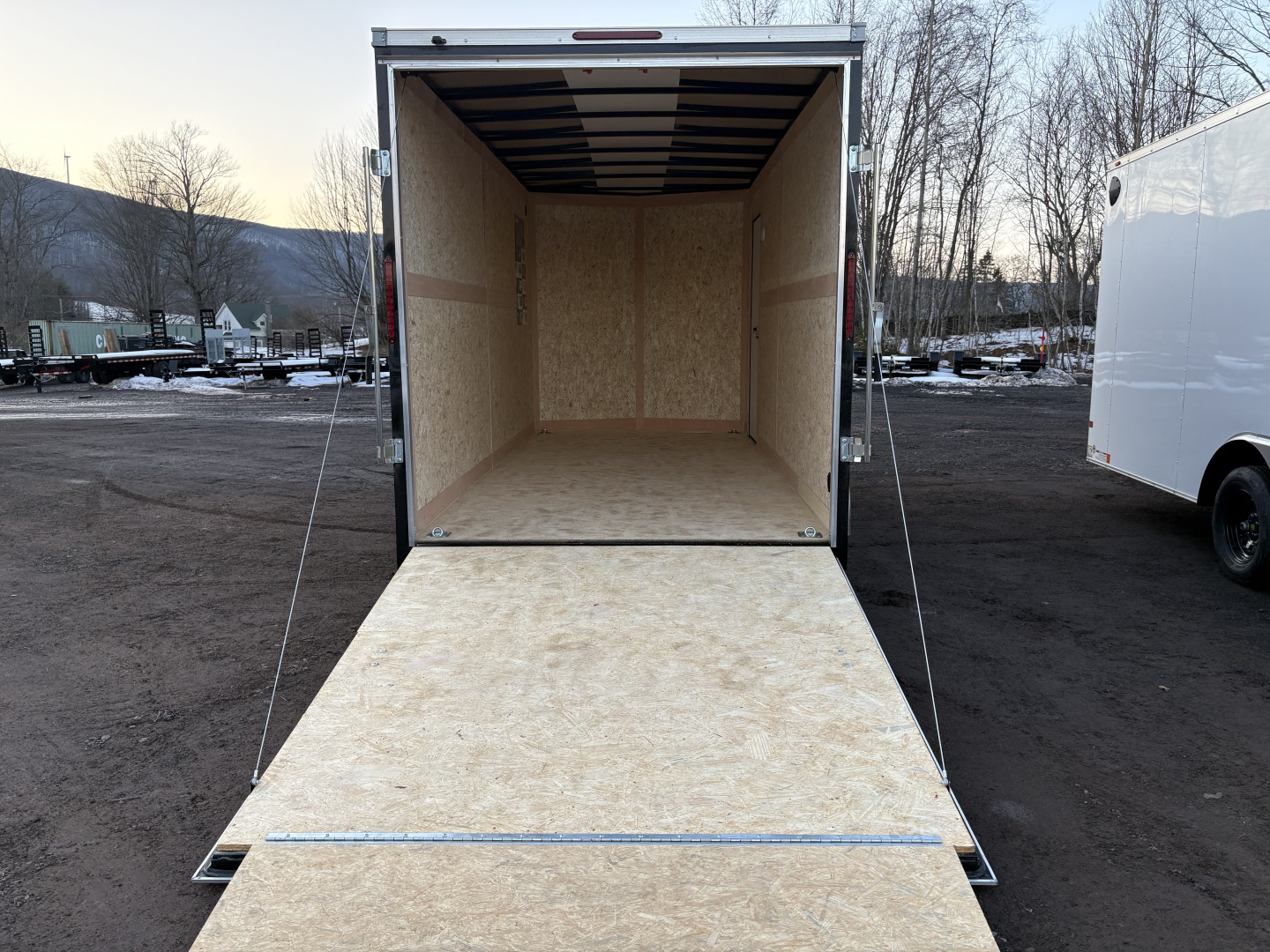 New 2026 7x16 Haulmark Passport Deluxe with 7'6" Interior Height and Rear Ramp Cargo / Enclosed Trailer