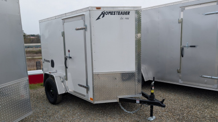 New 2025 Homesteader 7x12 Intrepid V-Nose Cargo Trailer w/ Ramp