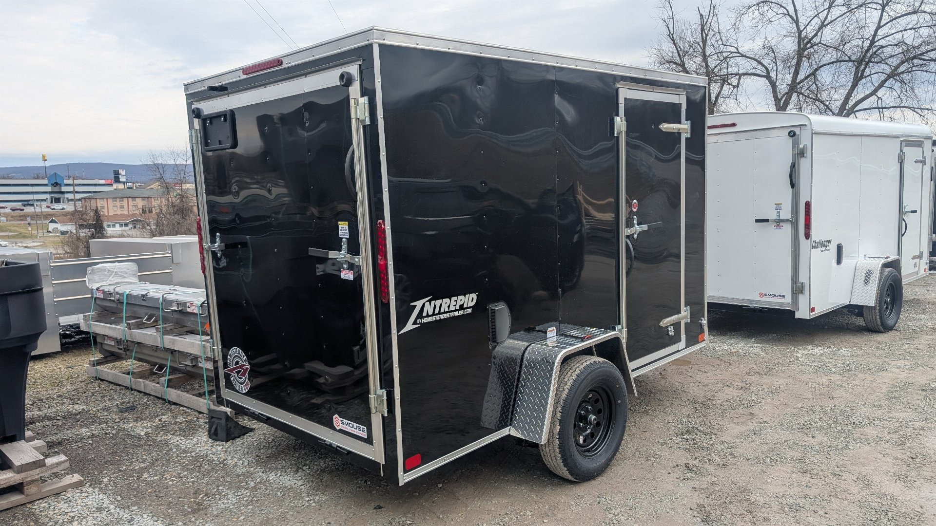 New 2026 Homesteader 6x10 Intrepid V-Nose Cargo Trailer w/ Ramp Door