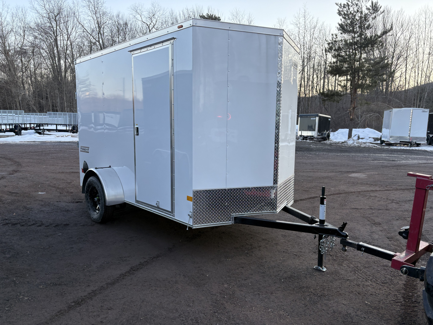 New 2026 Haulmark 6x10 6'6" Interior Passport Deluxe Cargo / Enclosed Trailer with Ramp Door
