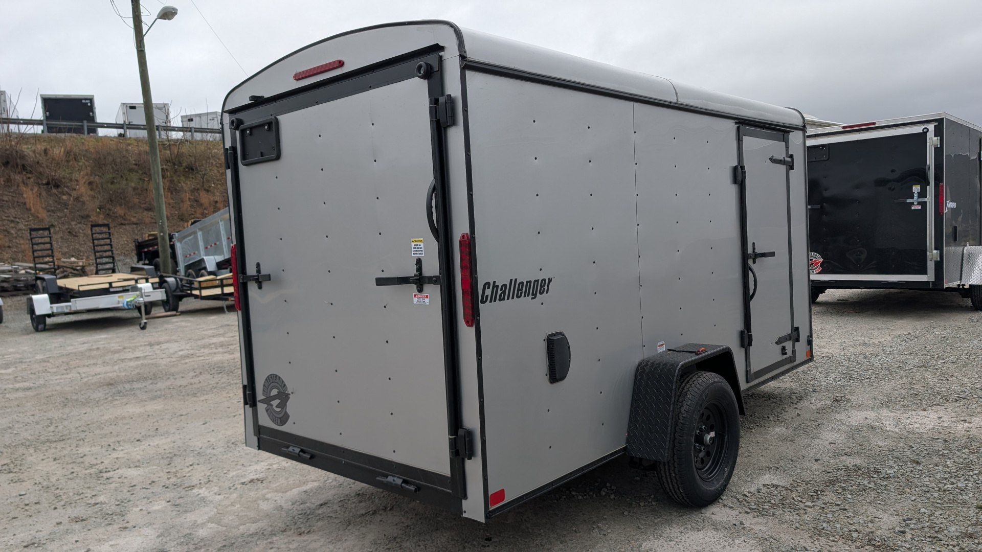 New 2026 Homesteader 6x12 Challenger Cargo Trailer w/ Ramp Door