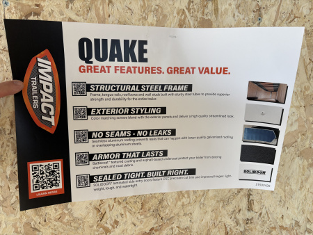 New 2026 Impact Trailers 7X16 RAMP DOOR CARGO Cargo / Enclosed Trailer