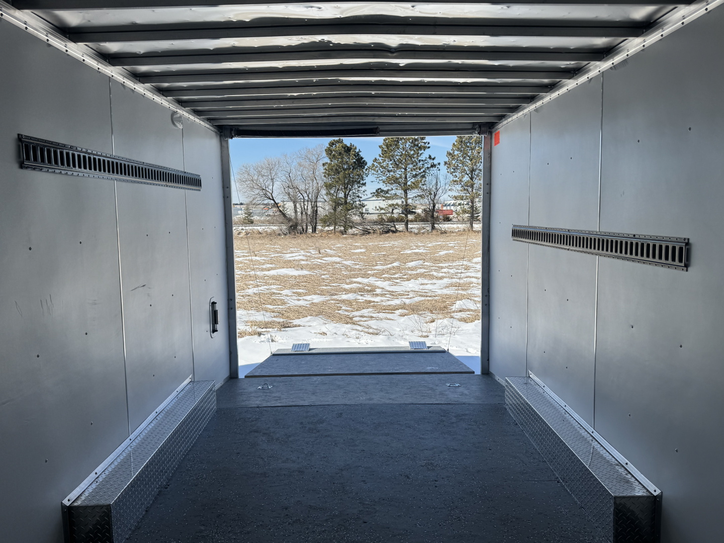 Used 2023 Lightning Trailers 8.5x18+2V Cargo / Enclosed Trailer