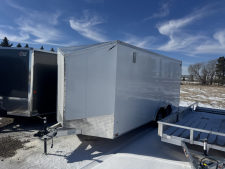 Used 2023 Lightning Trailers 8.5x18+2V Cargo / Enclosed Trailer