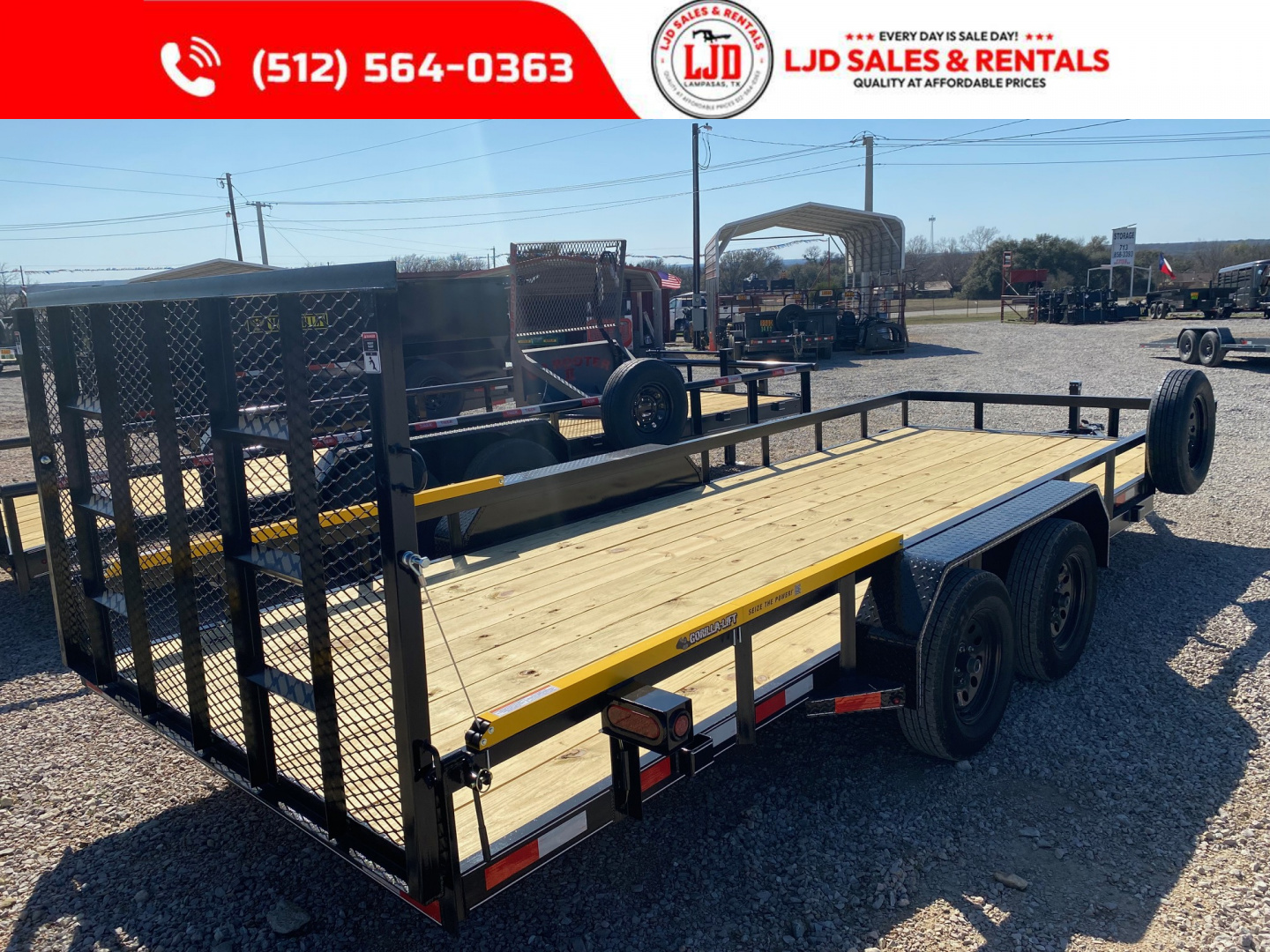 New 2026 Lacosta - 83" x 20' - Utility Trailer