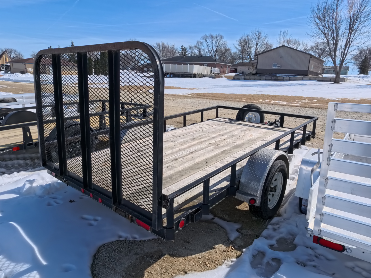 Used 2004 PJ Trailers 77 x 12 Utility Trailer with 3500 lb. Axle