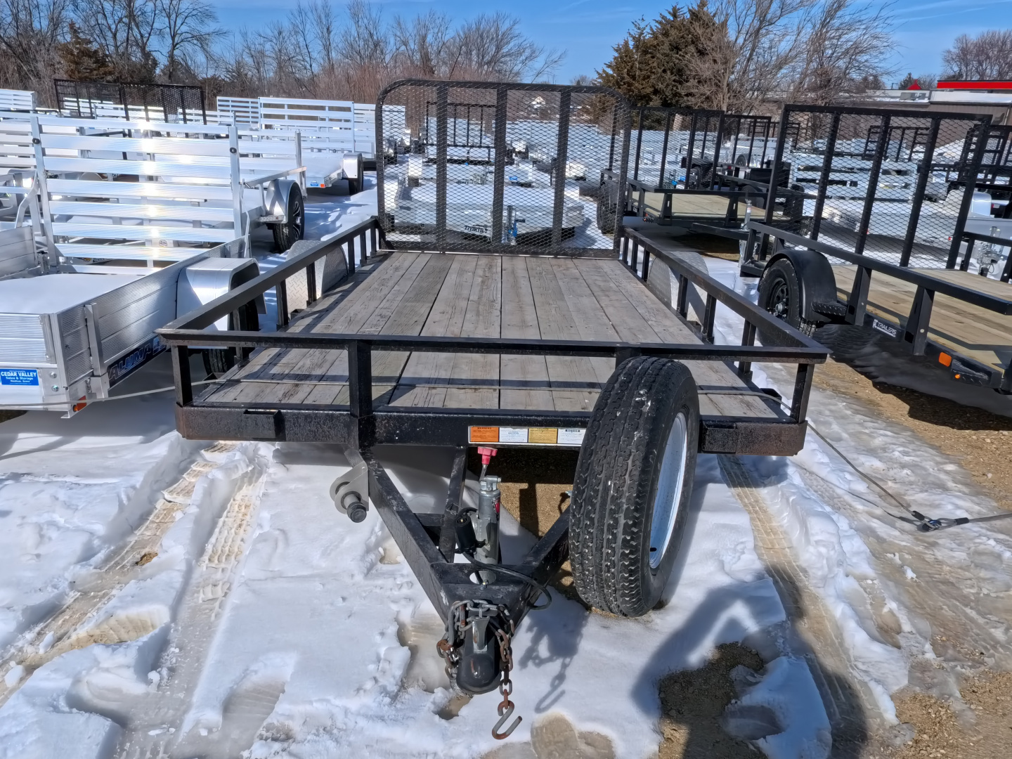 Used 2004 PJ Trailers 77 x 12 Utility Trailer with 3500 lb. Axle