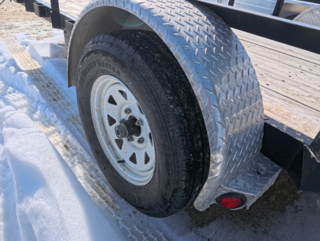 Used 2004 PJ Trailers 77 x 12 Utility Trailer with 3500 lb. Axle