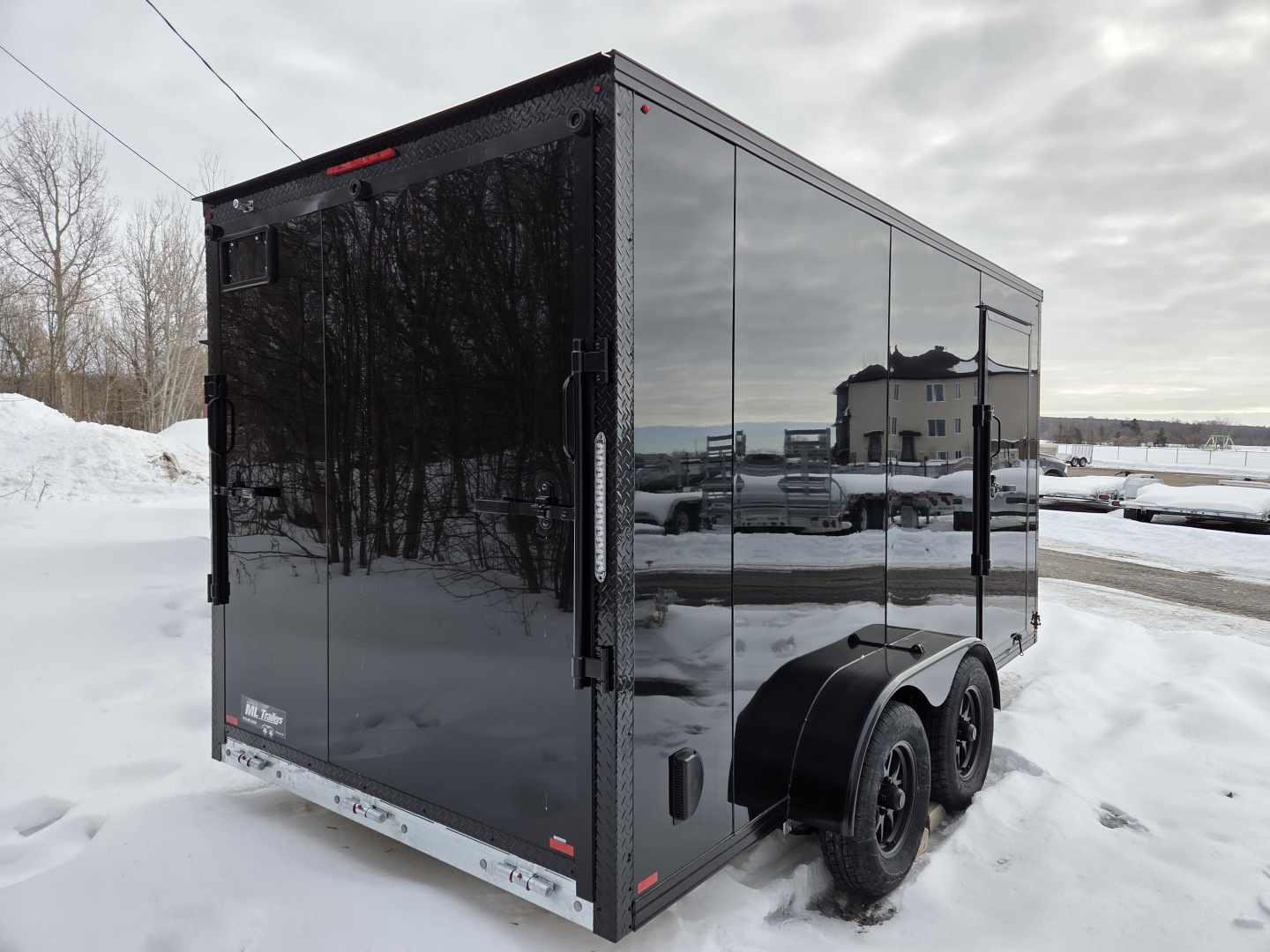 New 2026 Galvanized 7'x14' TA-3500 Cargo / Enclosed Trailer