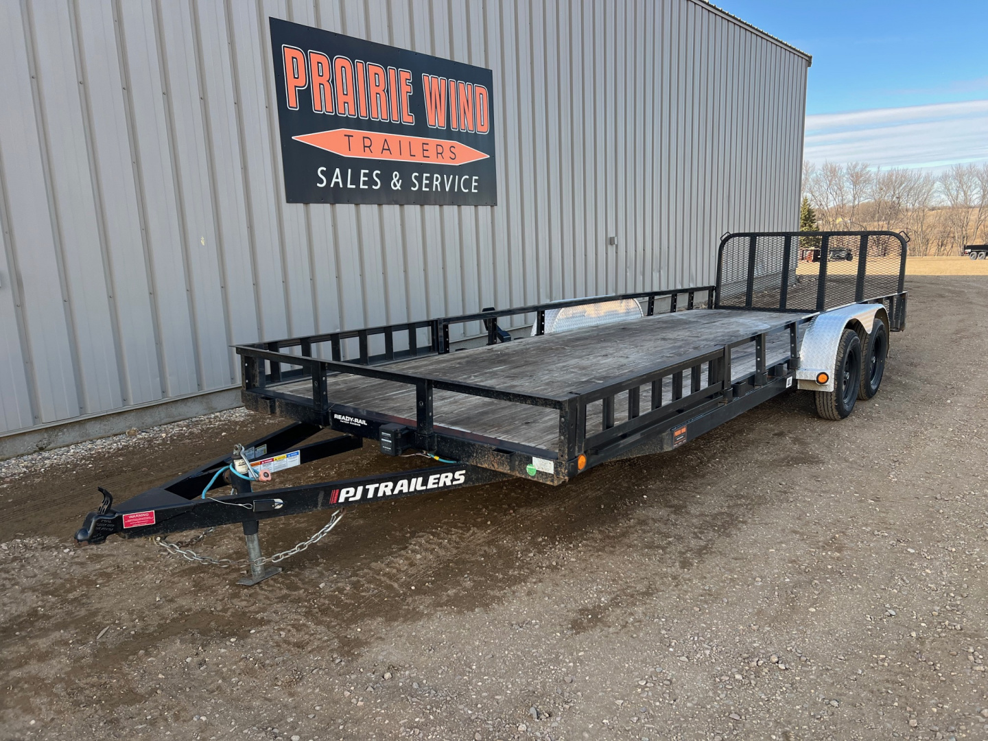 Used 2024 PJ Trailers 22' Used ATV Utility Trailer
