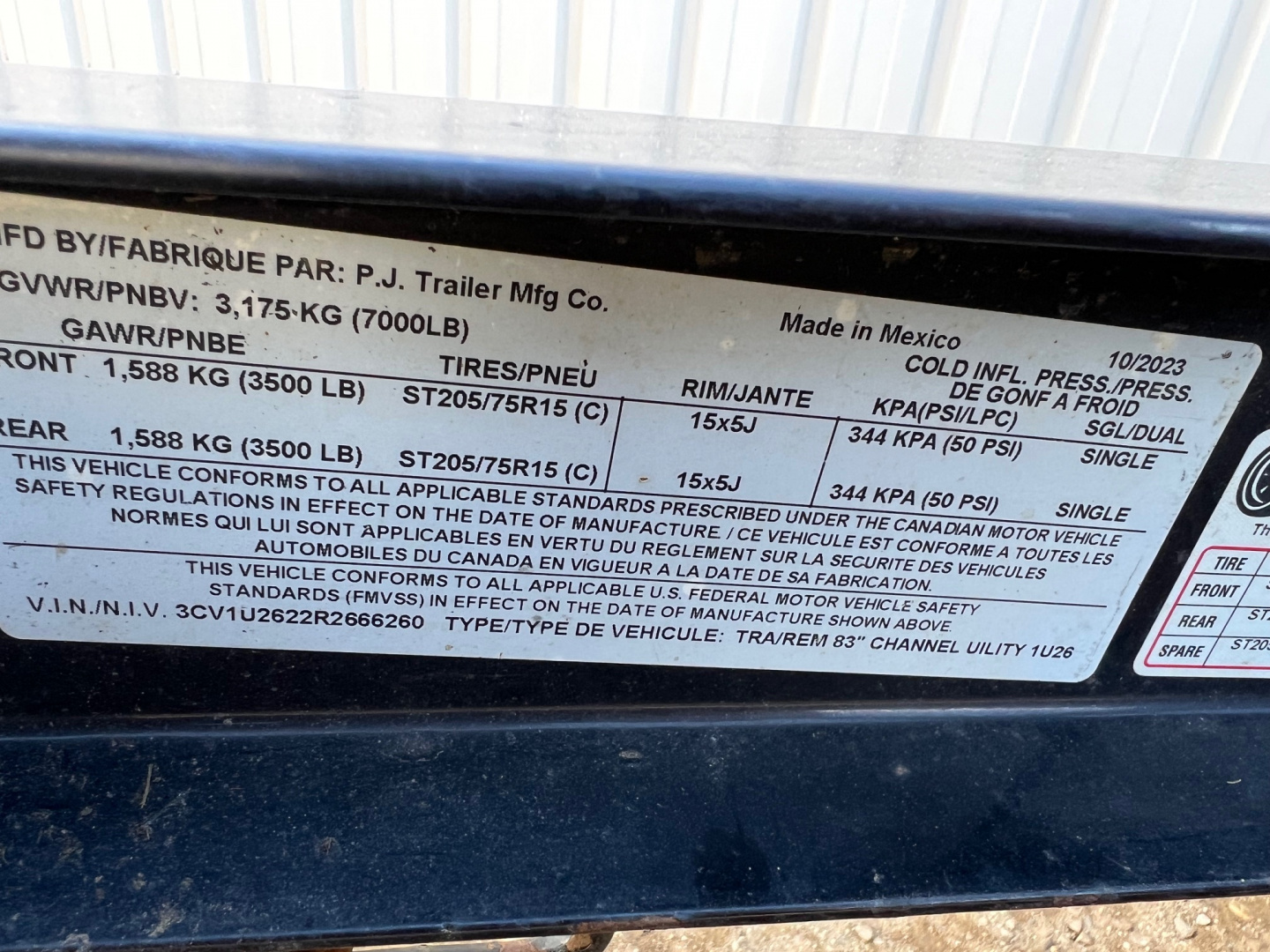 Used 2024 PJ Trailers 22' Used ATV Utility Trailer