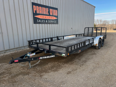 Used 2024 PJ Trailers 22' Used ATV Utility Trailer