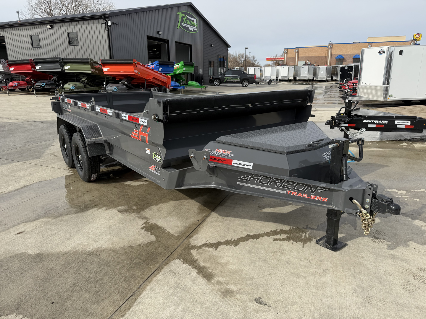 New NEW 2026 Horizon 14’x83”X19” EZ7 Dump Trailer 2-7000 lb axles = 14K