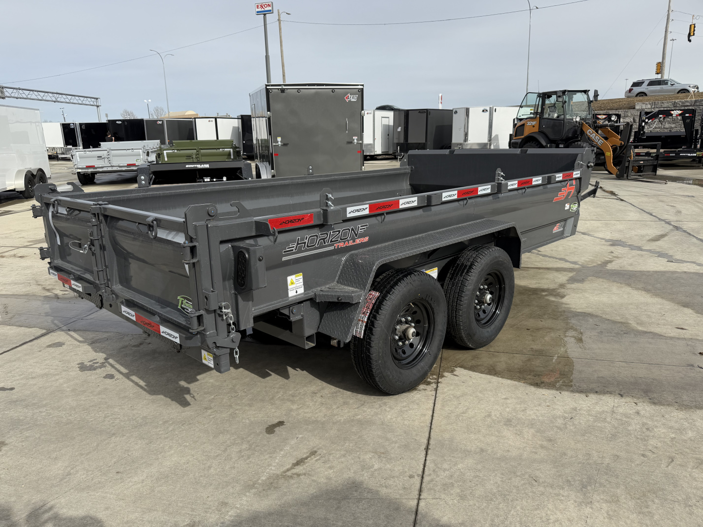 New NEW 2026 Horizon 14’x83”X19” EZ7 Dump Trailer 2-7000 lb axles = 14K