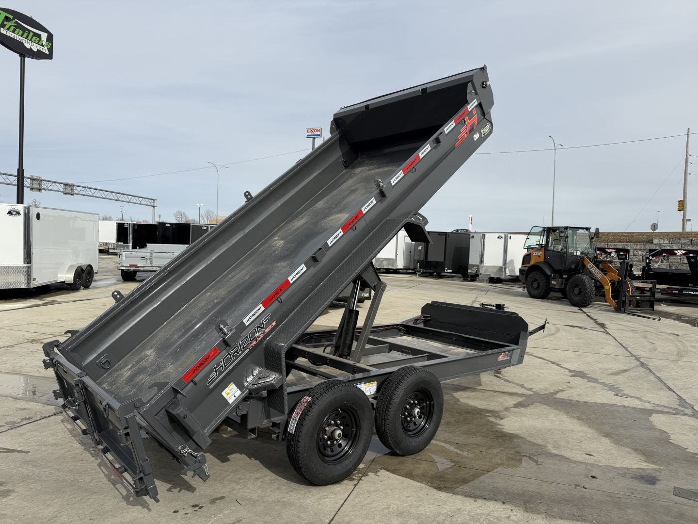 New NEW 2026 Horizon 14’x83”X19” EZ7 Dump Trailer 2-7000 lb axles = 14K