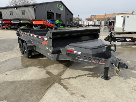 New NEW 2026 Horizon 14’x83”X19” EZ7 Dump Trailer 2-7000 lb axles = 14K