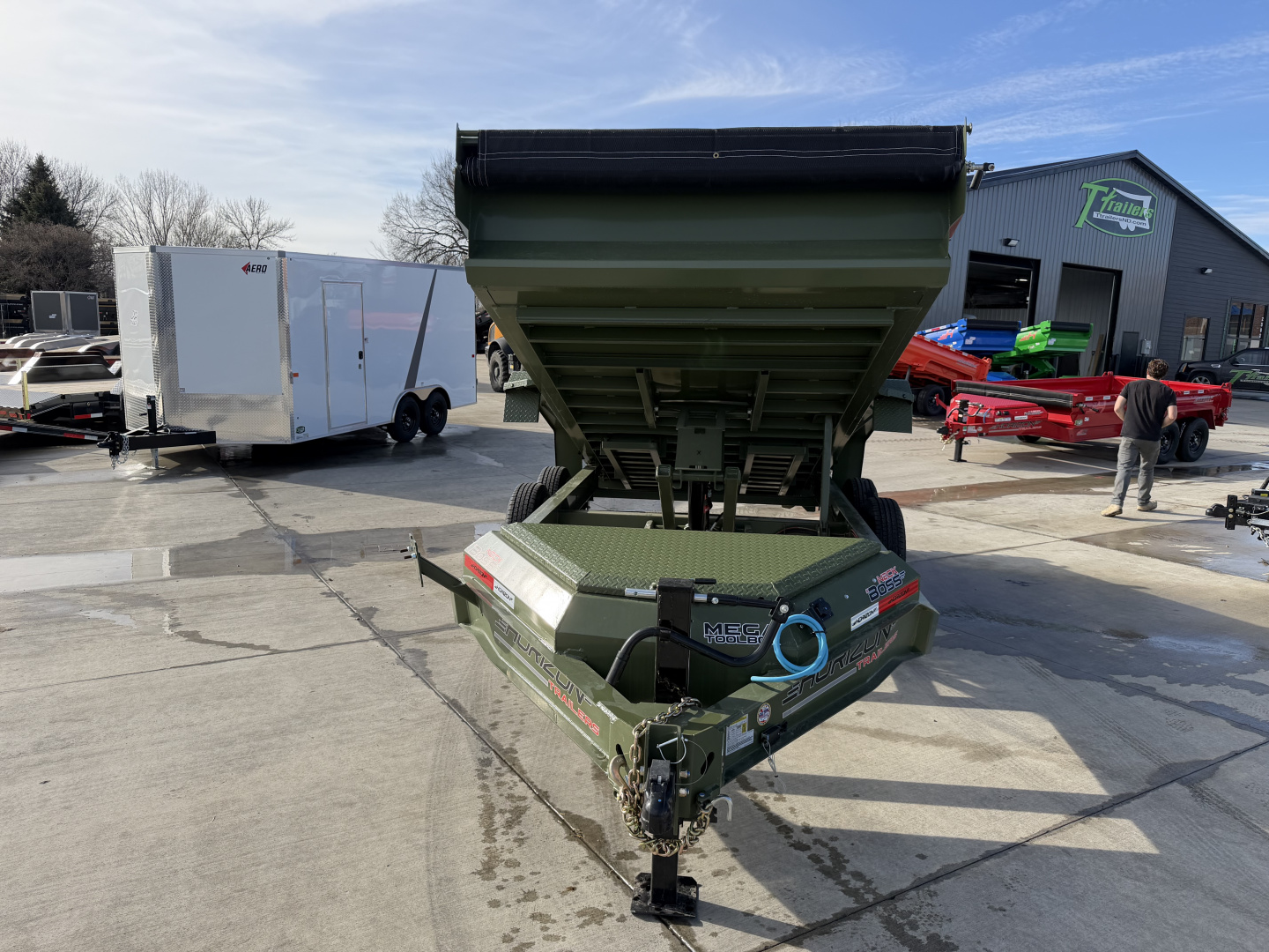 New NEW 2026 Horizon 14’x83”X19” EZ7 Dump Trailer 2-7000 lb axles = 14K