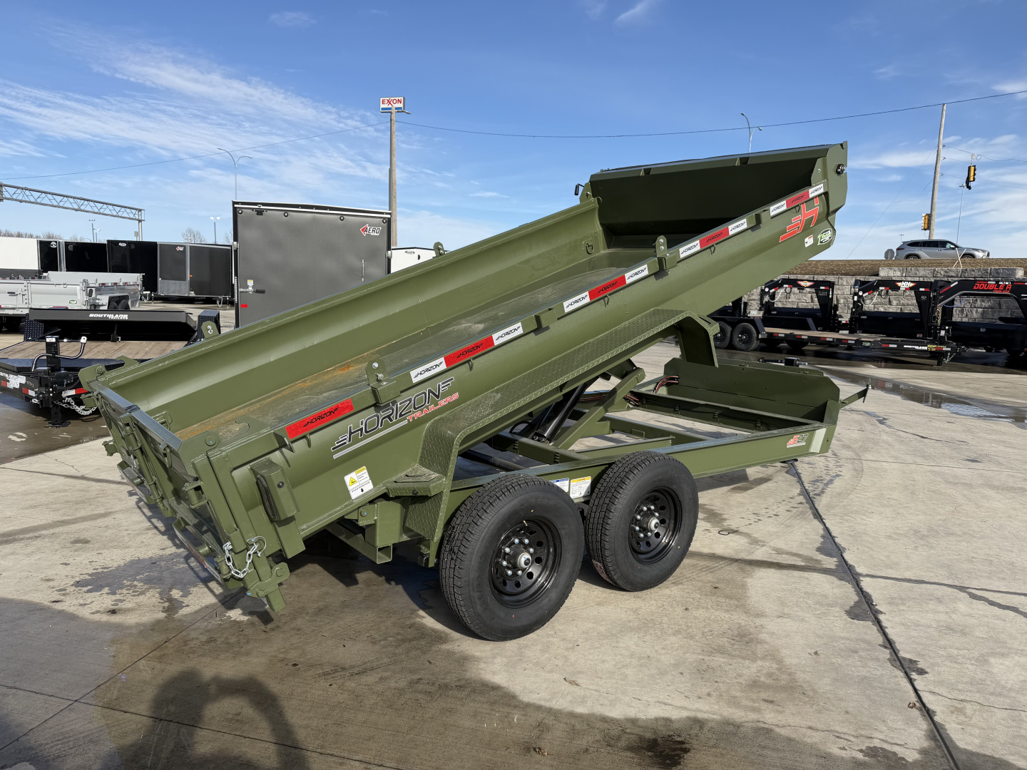 New NEW 2026 Horizon 14’x83”X19” EZ7 Dump Trailer 2-7000 lb axles = 14K