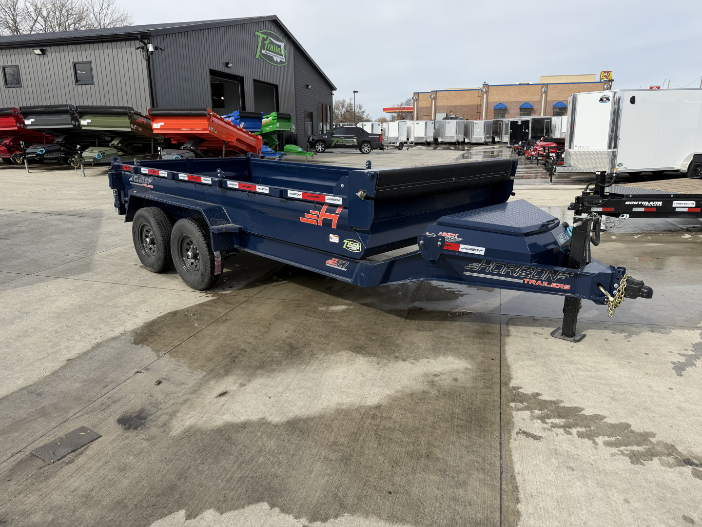 New NEW 2026 Horizon 14’x83”X19” EZ7 Dump Trailer 2-7000 lb axles = 14K