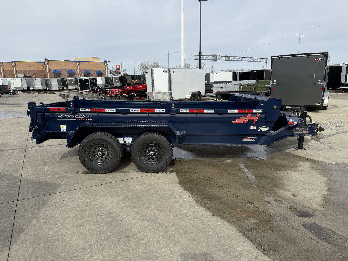 New NEW 2026 Horizon 14’x83”X19” EZ7 Dump Trailer 2-7000 lb axles = 14K