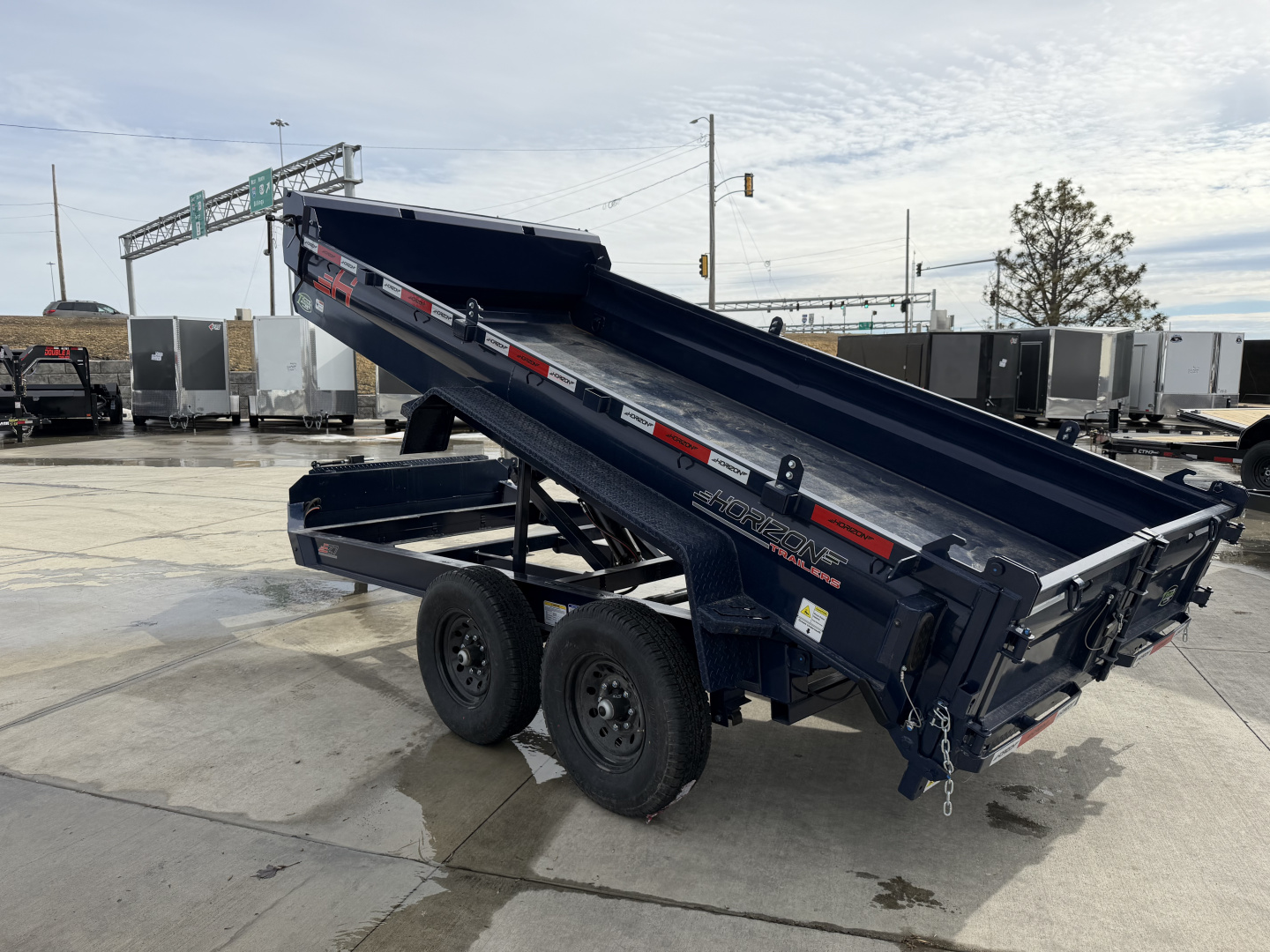 New NEW 2026 Horizon 14’x83”X19” EZ7 Dump Trailer 2-7000 lb axles = 14K