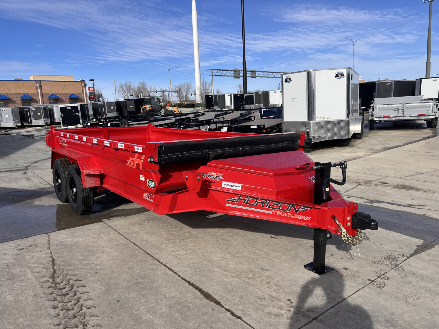 New NEW 2026 Horizon 14’x83”X19” EZ7 Dump Trailer 2-7000 lb axles = 14K