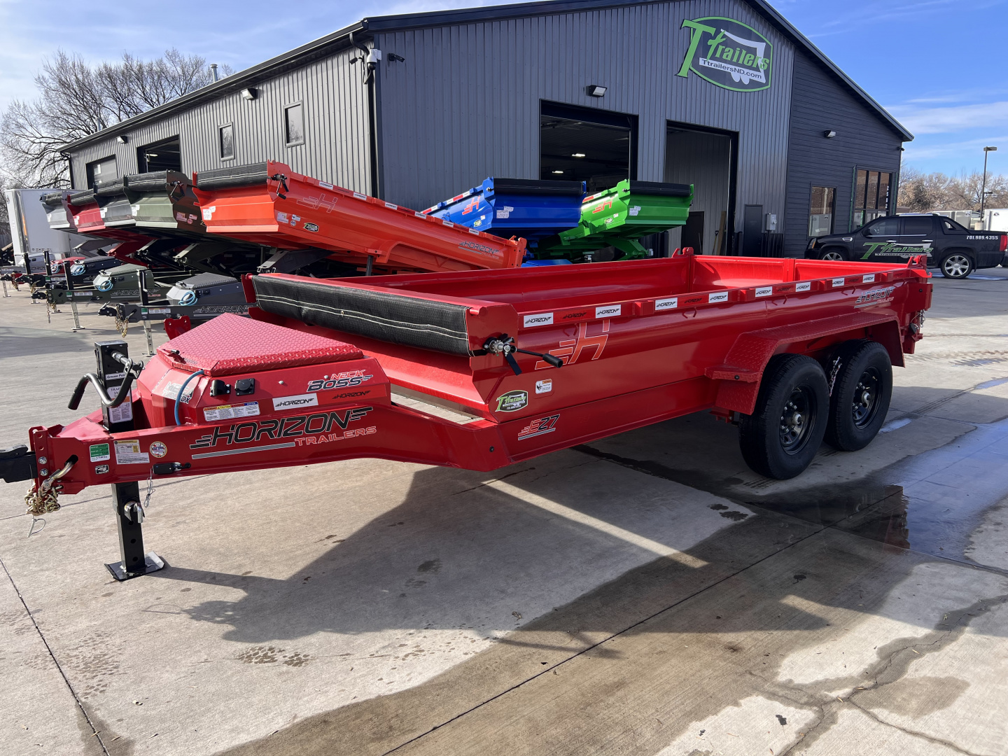 New NEW 2026 Horizon 14’x83”X19” EZ7 Dump Trailer 2-7000 lb axles = 14K