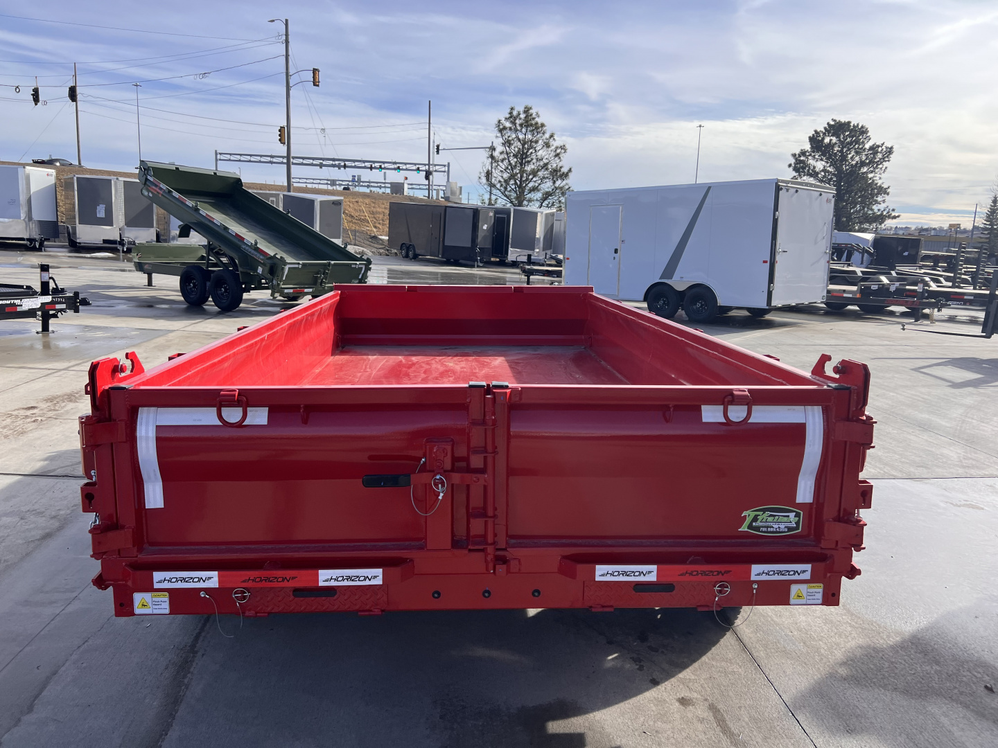 New NEW 2026 Horizon 14’x83”X19” EZ7 Dump Trailer 2-7000 lb axles = 14K