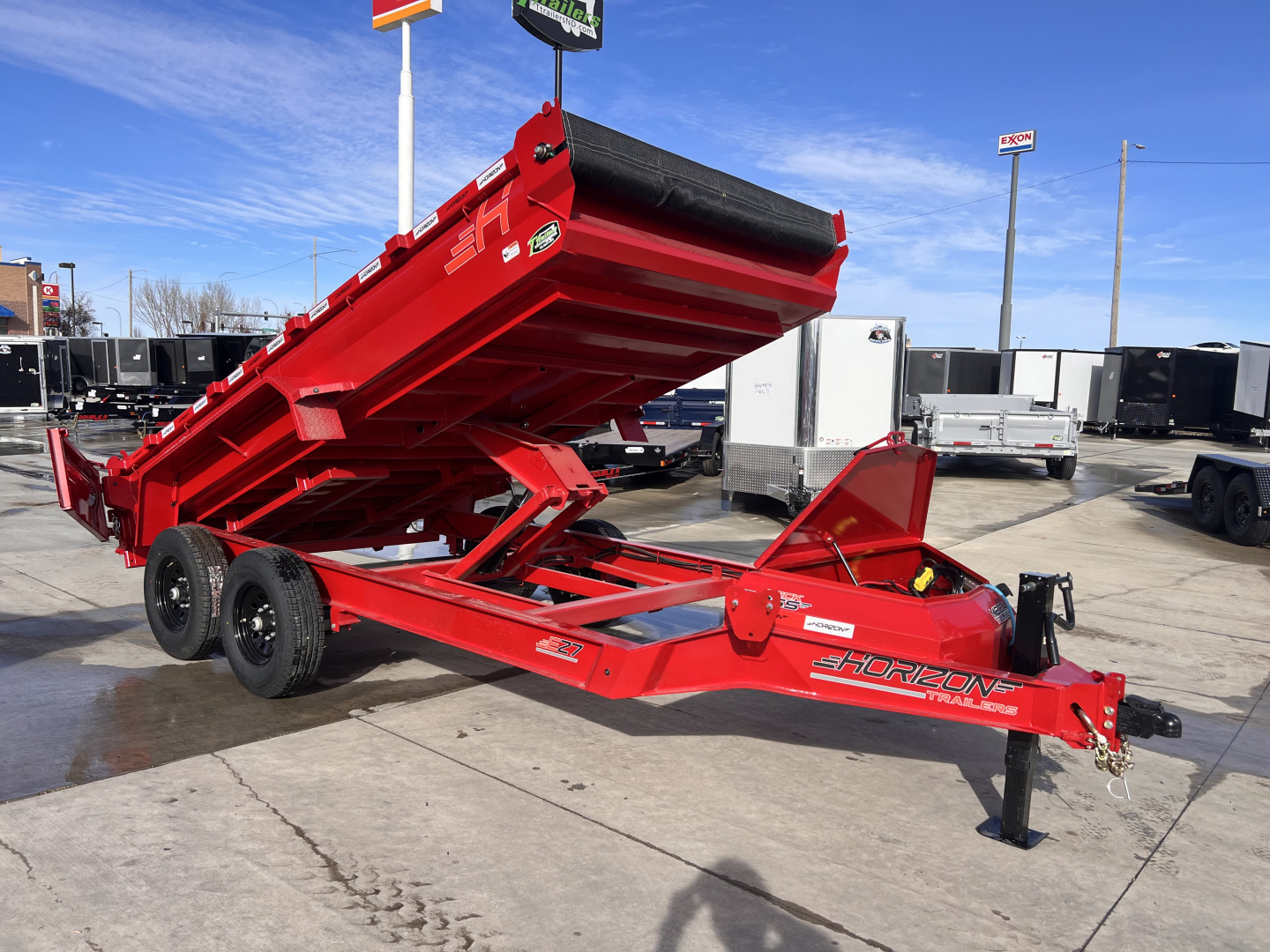 New NEW 2026 Horizon 14’x83”X19” EZ7 Dump Trailer 2-7000 lb axles = 14K