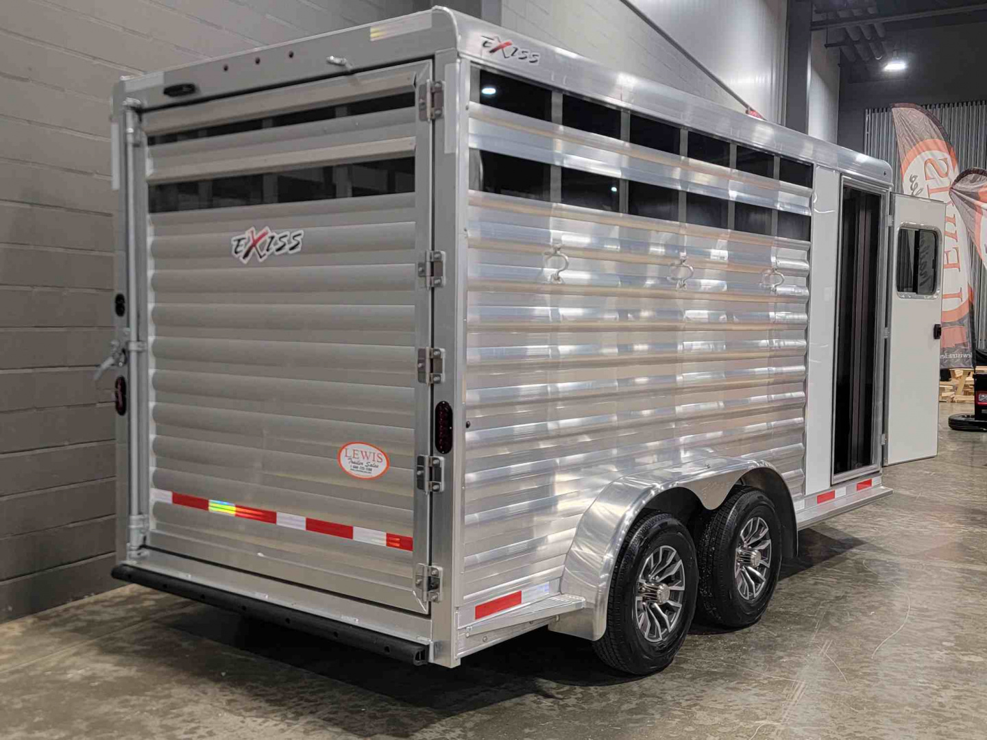 New 2026 Exiss Trailers 3 HORSE 7x14x7 Horse Trailer