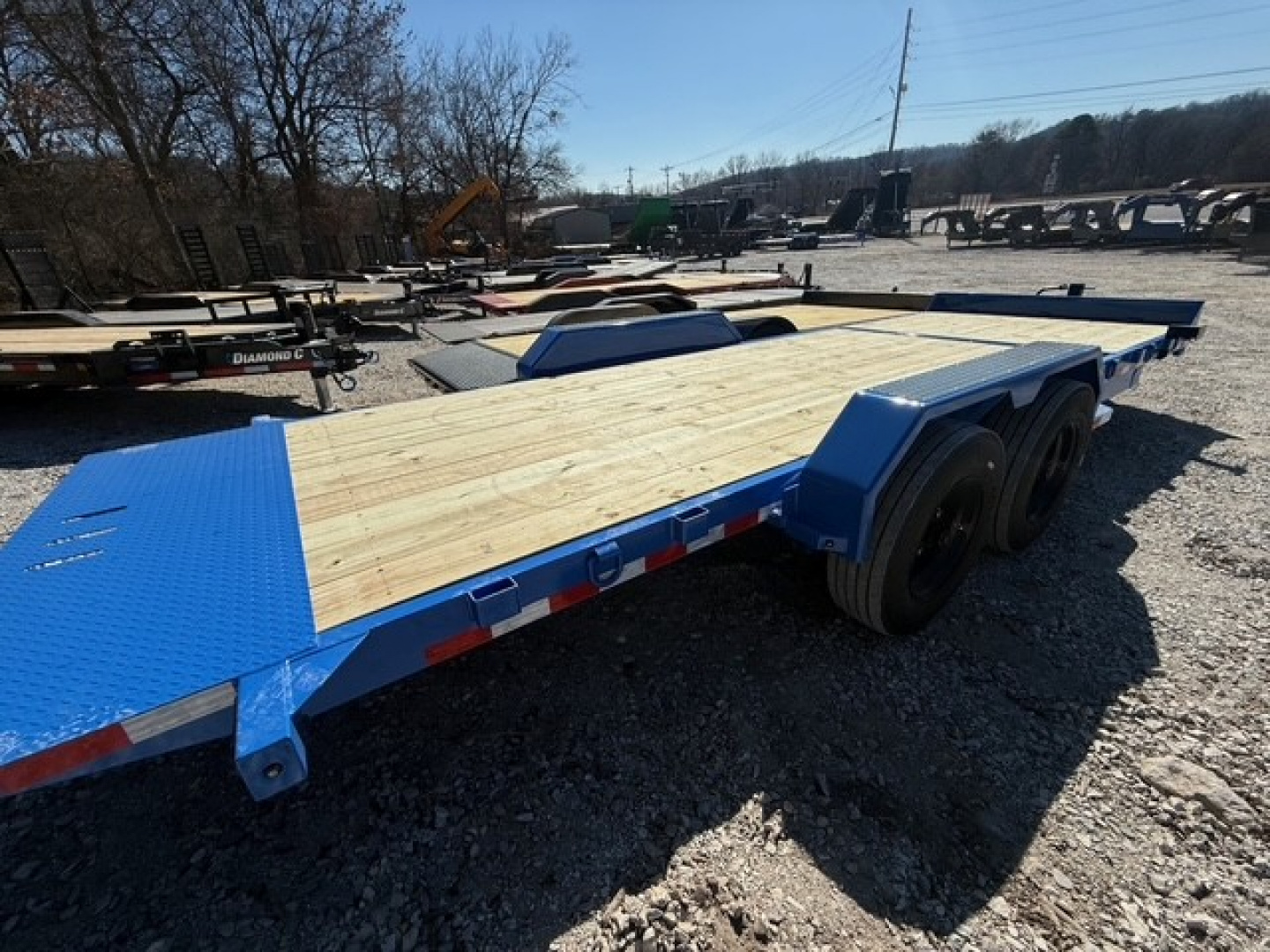 New 2026 Rice Trailers 22' X 82" Partial Tilt (16k) Equipment Trailer