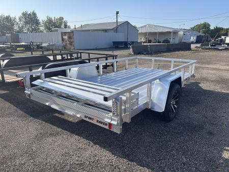 New 2026 Sport Haven 6 X 12 FT ALUMINUM UTILITY TRAILER DELUXE W/ FOLDING RAMP GATE