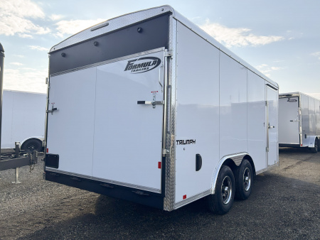 New 2026 Formula Trailers 8 FT 6 IN X 16 FT FLAT FRONT ENCLOSED LANDSCAPE TRAILER 9990 GVWR