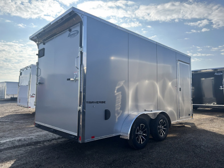 New 2026 Formula Trailers 7 X 16 FT TRAVERSE ENCLOSED CARGO TRAILER RAMP DOOR 7 FT INT HT