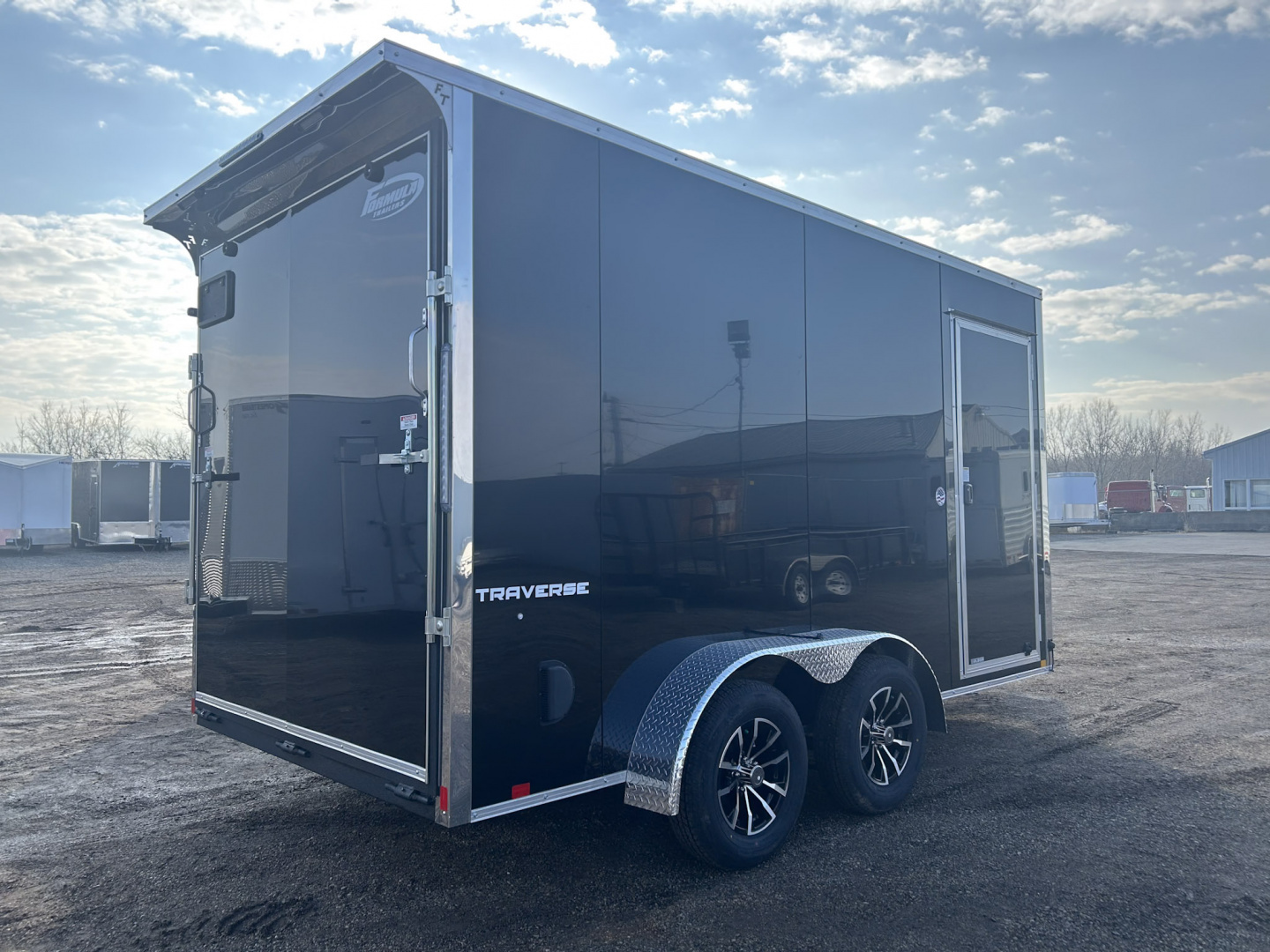 New 2026 Formula Trailers 7 X 14 FT TRAVERSE ENCLOSED CARGO TRAILER RAMP DOOR 7 FT INT HT
