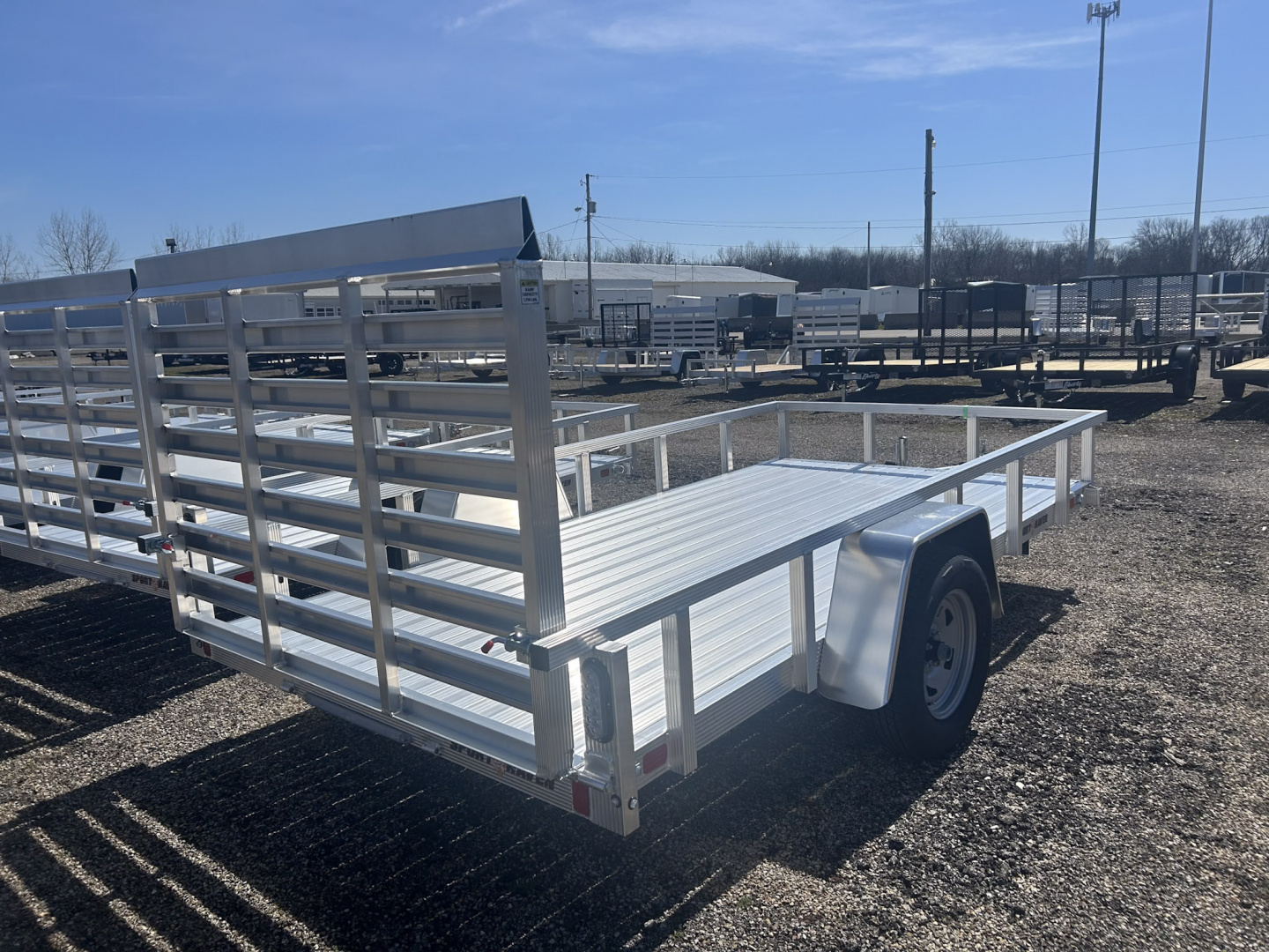 New 2026 Sport Haven 6 X 12 FT ALUMINUM UTILITY TRAILER ALUMINUM DECK STEEL WHEELS
