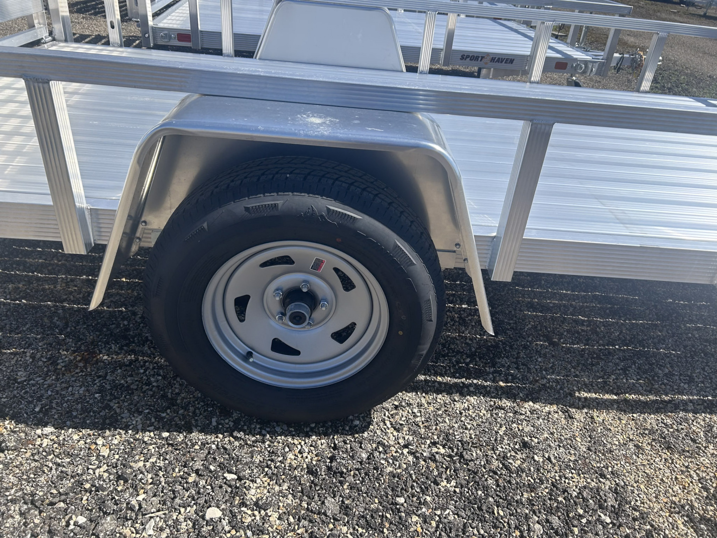 New 2026 Sport Haven 6 X 12 FT ALUMINUM UTILITY TRAILER ALUMINUM DECK STEEL WHEELS