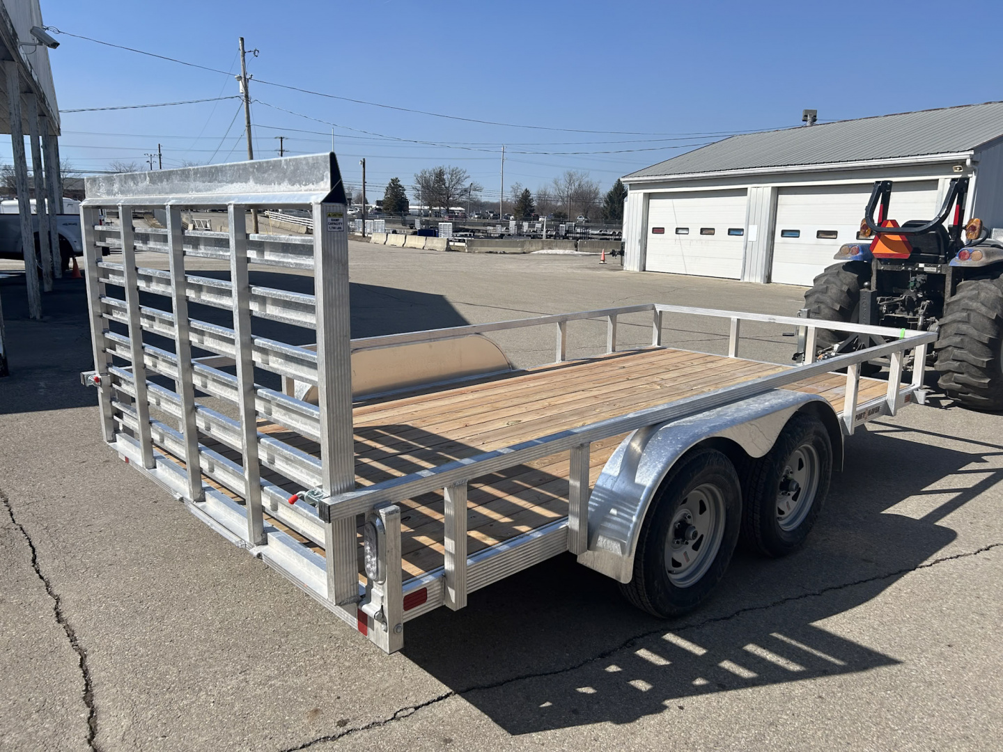 New 2026 Sport Haven 7 X 14 FT TANDEM ALUMINUM UTILITY TRAILER WITH WOOD DECK