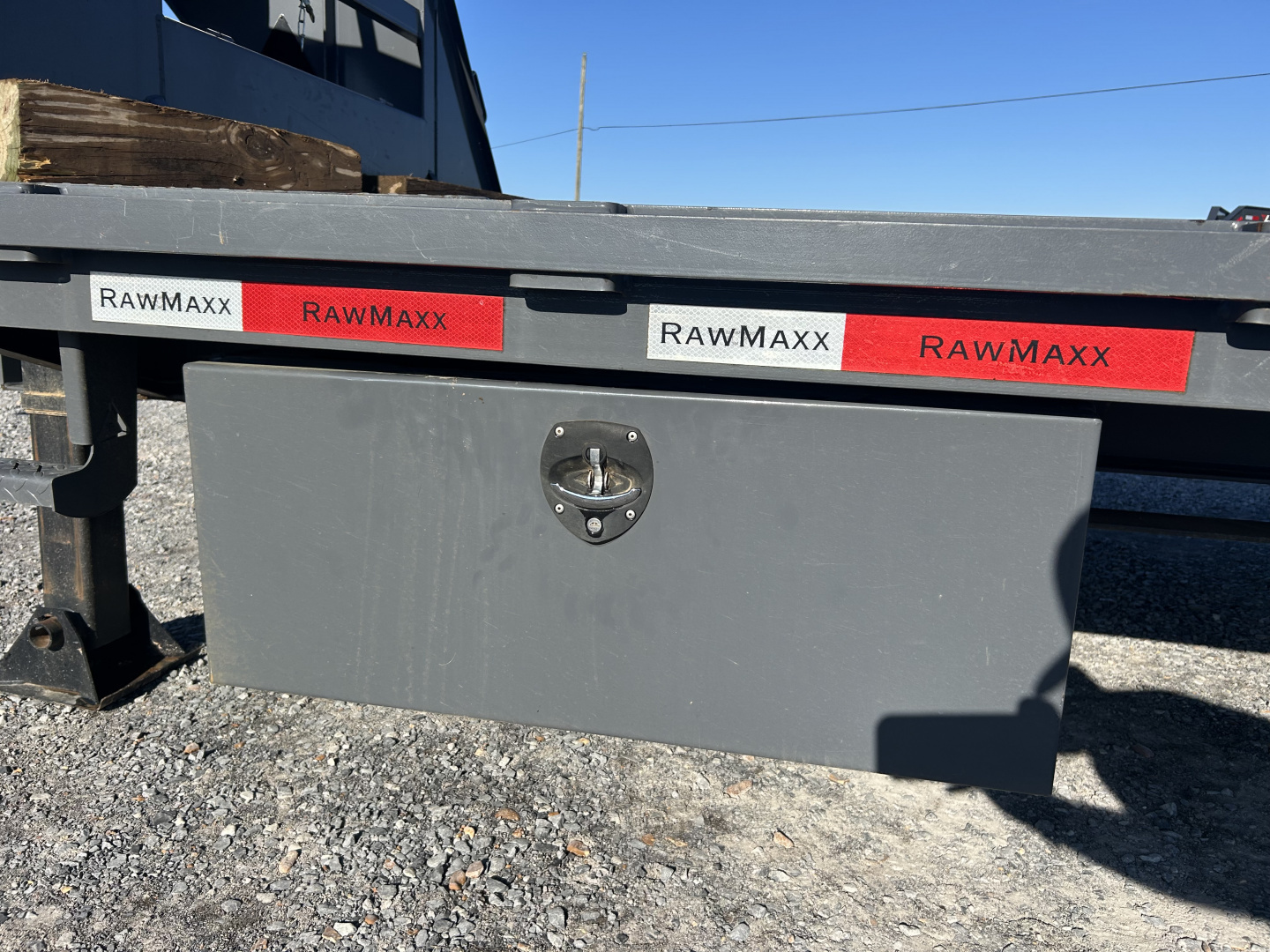 Used 2024 RawMaxx 102"X32' 24K GVWR Gooseneck Flatbed Trailer