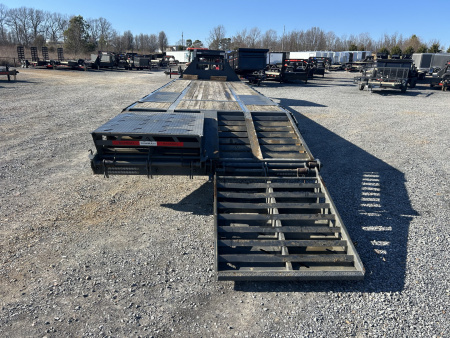 Used 2024 RawMaxx 102"X32' 24K GVWR Gooseneck Flatbed Trailer