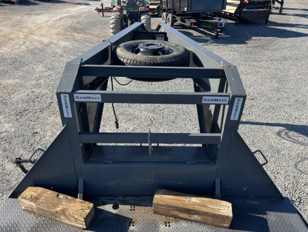 Used 2024 RawMaxx 102"X32' 24K GVWR Gooseneck Flatbed Trailer
