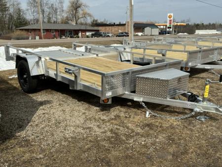 New 2026 Quality Aluminum 74  x 12' Simplicity Utility Trailer