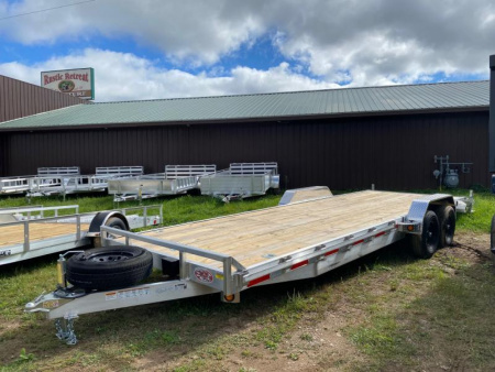 New 2026 Quality Aluminum 83  x 24' 10K Car Hauler Trailer