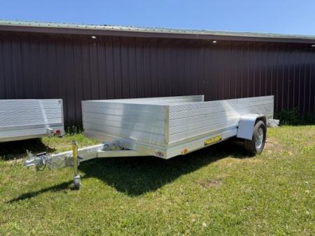 New 2026 Aluma 72  X 12' -24  High Solid Sides Utility Trailer