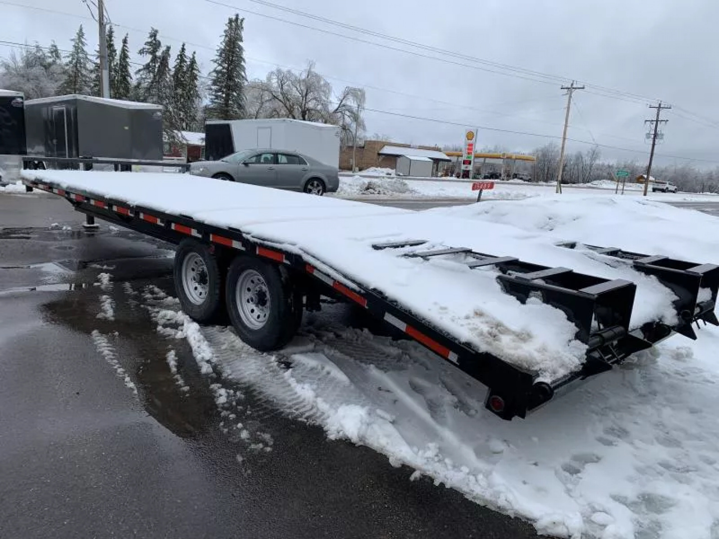 New 2026 Quality Steel 102" x 20' +5' Deck Over 14K Equipment Trailer