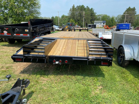 New 2026 Quality Steel 102" x 20' +5' Deck Over 14K Equipment Trailer