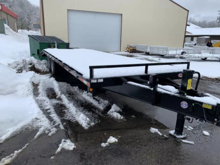 New 2026 Quality Steel 102" x 20' +5' Deck Over 14K Equipment Trailer