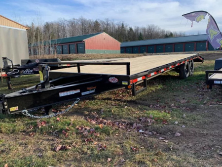New 2026 Quality Steel 102  x 20' +5' Deck Over 14K Equipment Trailer